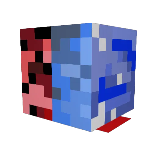 Iskarion16 Minecraft avatar head, 3D render