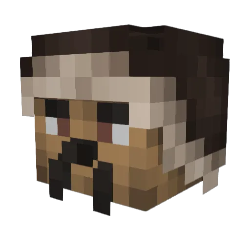Iskenderun53 Minecraft avatar head, 3D render