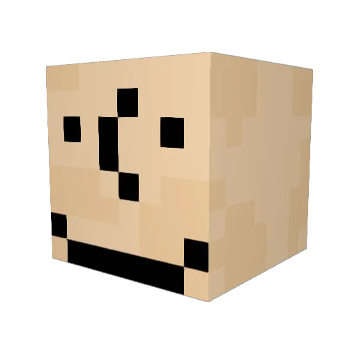IskevaNimi Minecraft avatar head, 3D render