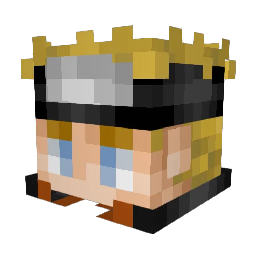 IskoldMortensen Minecraft avatar head, 3D render