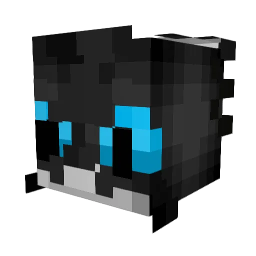 Isla_boo Minecraft avatar head, 3D render