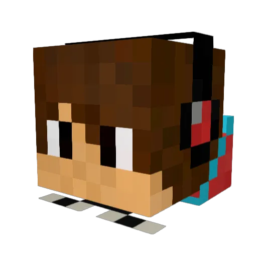 Islam123459876 Minecraft avatar head, 3D render