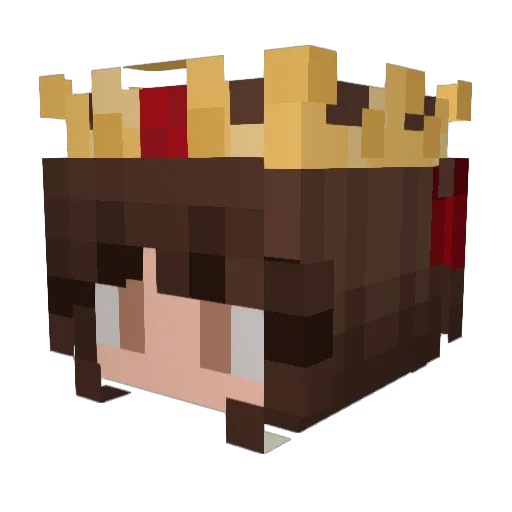 IslasCastillo Minecraft avatar head, 3D render