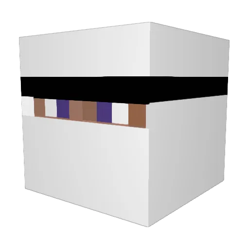 IsleKhat Minecraft avatar head, 3D render