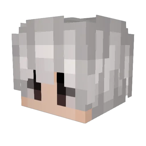 IslemKheyar Minecraft avatar head, 3D render