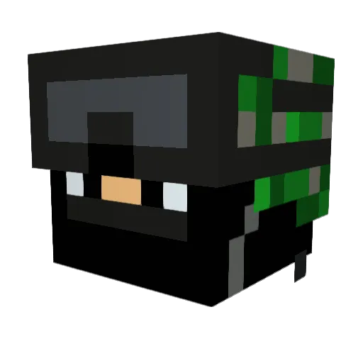 Islingr4812 Minecraft avatar head, 3D render