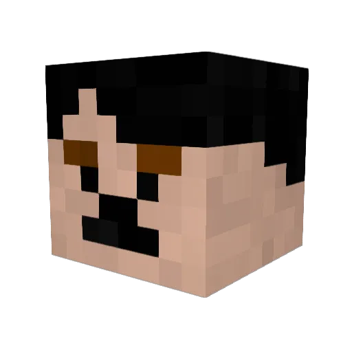 IsmOeL_O Minecraft avatar head, 3D render