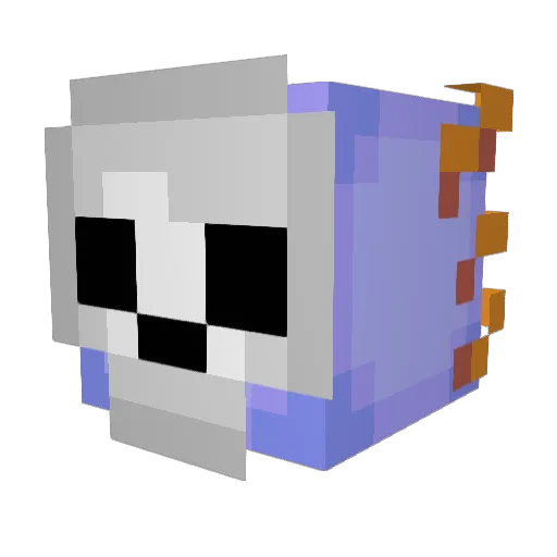 IsmaValen Minecraft avatar head, 3D render