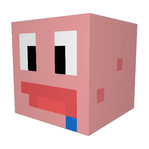 IsmaelFR300 Minecraft avatar head, 3D render