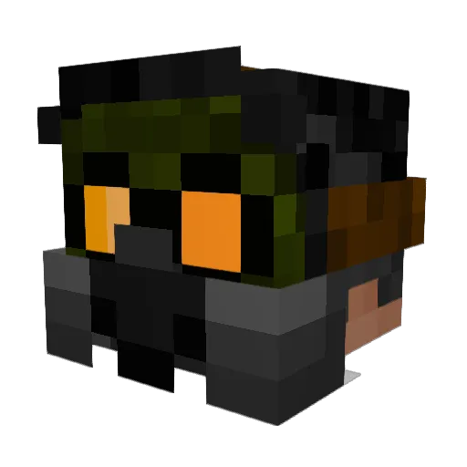Ismaelk15 Minecraft avatar head, 3D render