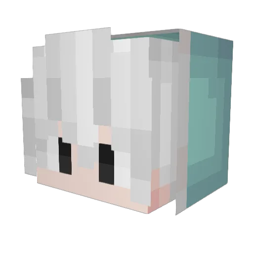 IsmailCihanYT Minecraft avatar head, 3D render