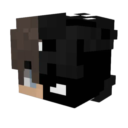 IsmailZ Minecraft avatar head, 3D render
