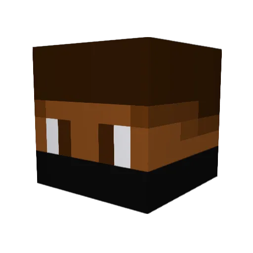 IsmailaL2000 Minecraft avatar head, 3D render