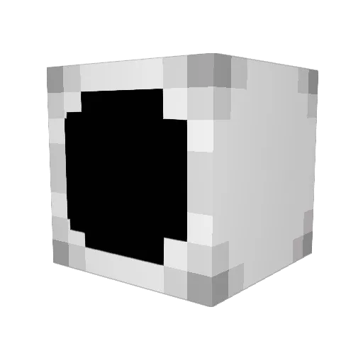 Ismailr Minecraft avatar head, 3D render