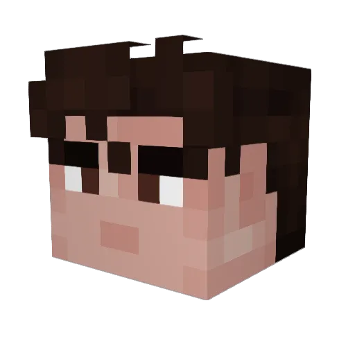 IsmetOlkc Minecraft avatar head, 3D render