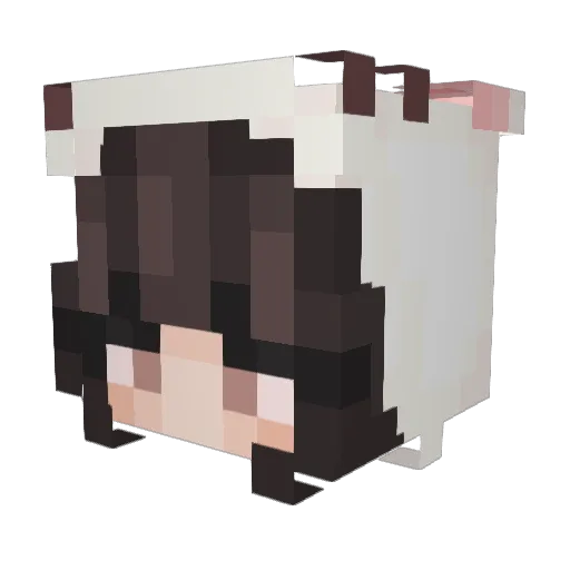 Ismokegrass Minecraft avatar head, 3D render