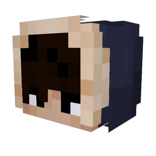 Ismxgzmn Minecraft avatar head, 3D render