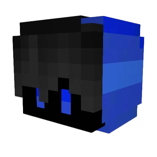 IsnBug Minecraft avatar head, 3D render