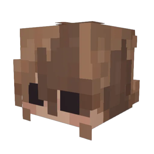 IsntItOddish Minecraft avatar head, 3D render