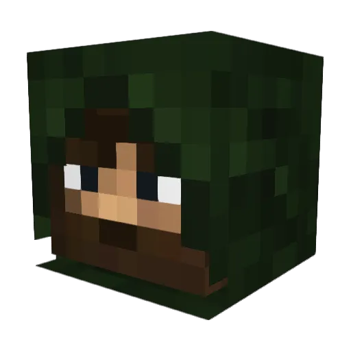 IsoBella_94 Minecraft avatar head, 3D render