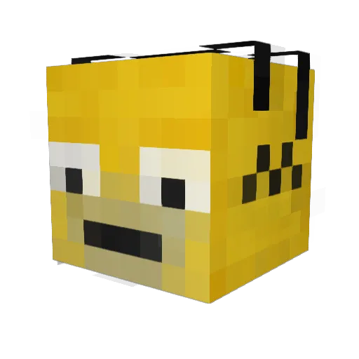 IsoLab Minecraft avatar head, 3D render