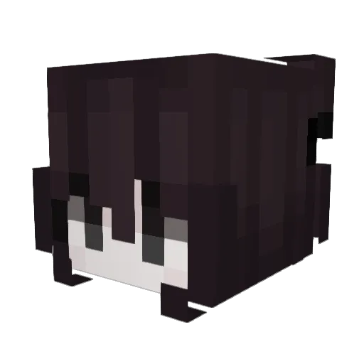 Isobel Minecraft avatar head, 3D render