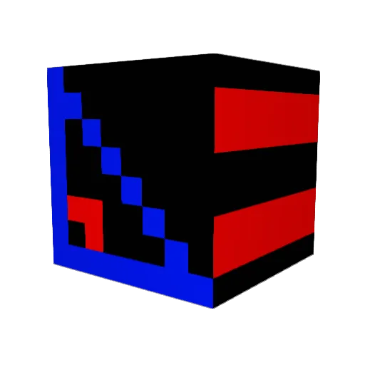 Isoceles_Angle Minecraft avatar head, 3D render