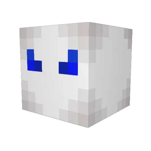 IsolatedIcicle Minecraft avatar head, 3D render