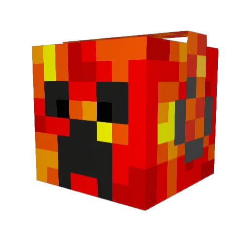 Isolfur2005 Minecraft avatar head, 3D render