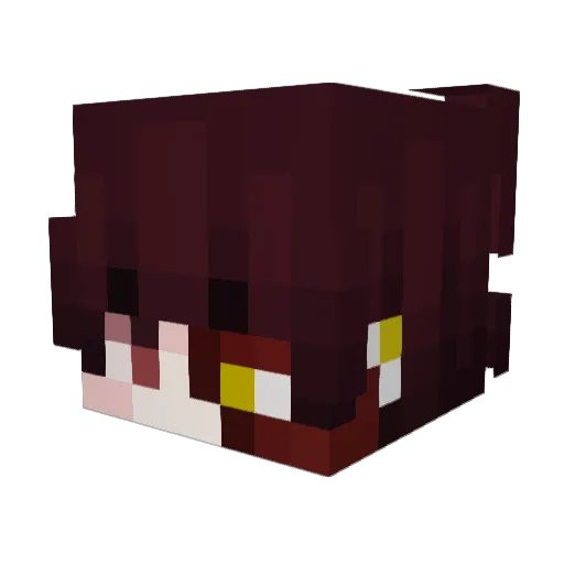 IsoloVT Minecraft avatar head, 3D render