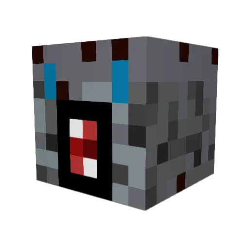 Isondereror Minecraft avatar head, 3D render