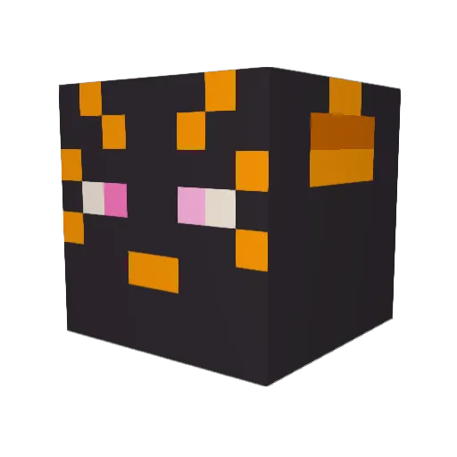 Isopropyl7915 Minecraft avatar head, 3D render