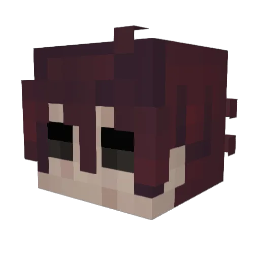 IsorenI Minecraft avatar head, 3D render
