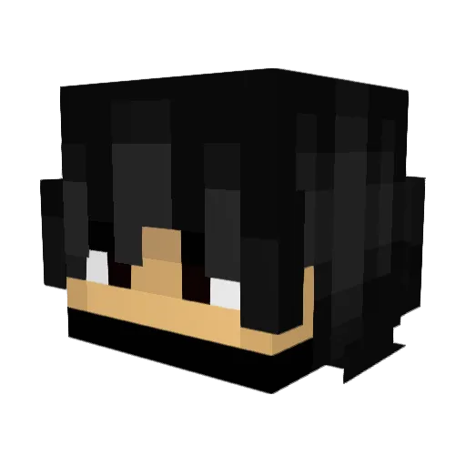 Isorith Minecraft avatar head, 3D render