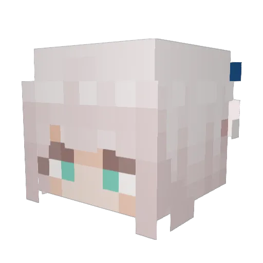 IsprOSIe Minecraft avatar head, 3D render
