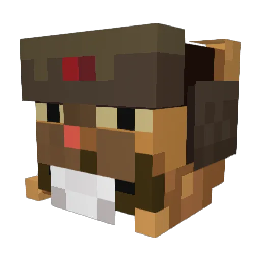 Ispyonalberto Minecraft avatar head, 3D render