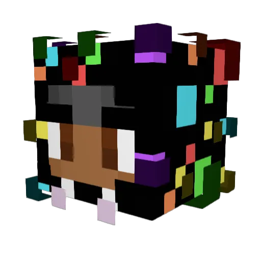 Isra05 Minecraft avatar head, 3D render