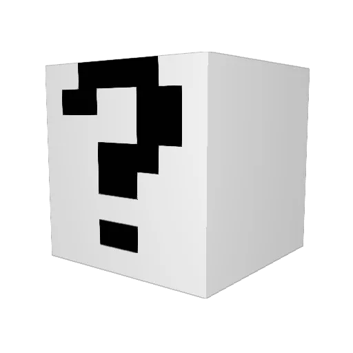 Israelie Minecraft avatar head, 3D render
