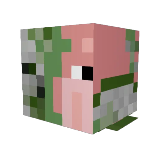 Israfel939 Minecraft avatar head, 3D render