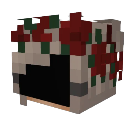 IssNicole Minecraft avatar head, 3D render