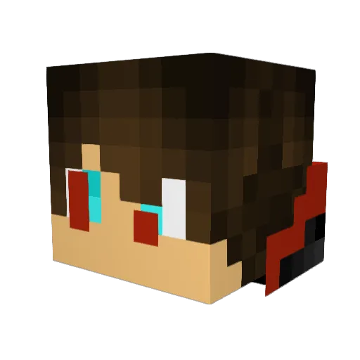 Issac_09 Minecraft avatar head, 3D render