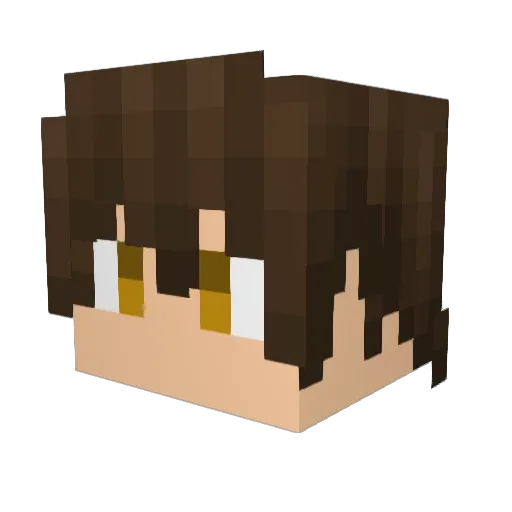 IsseiHyoudouDxD Minecraft avatar head, 3D render