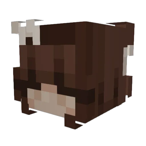 Isshiki Minecraft avatar head, 3D render