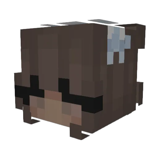 Issy07 Minecraft avatar head, 3D render