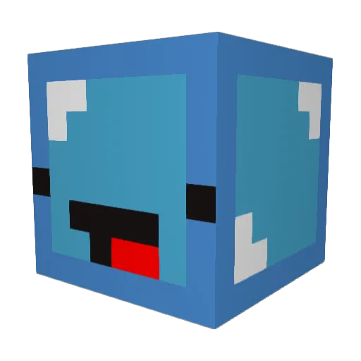 Issy303 Minecraft avatar head, 3D render