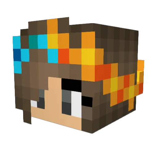 IssyCollector Minecraft avatar head, 3D render