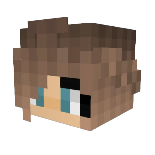Issyblue123 Minecraft avatar head, 3D render