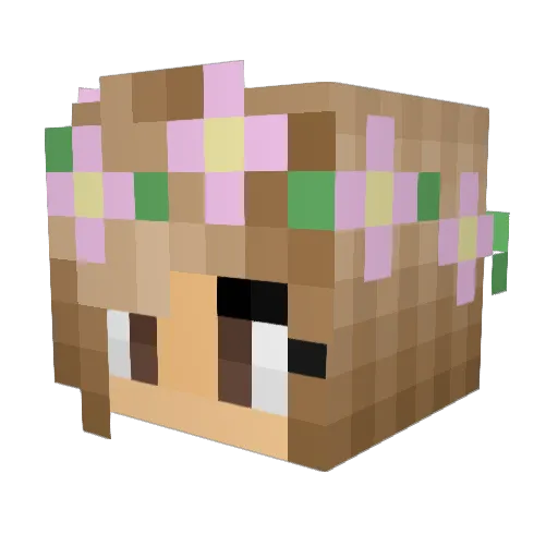 Issywhissy10 Minecraft avatar head, 3D render