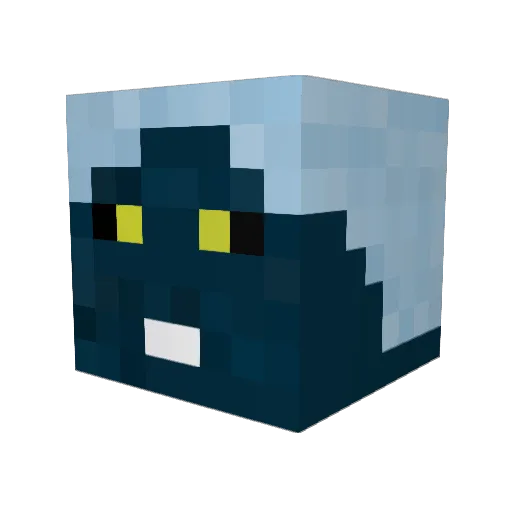 Istaus Minecraft avatar head, 3D render