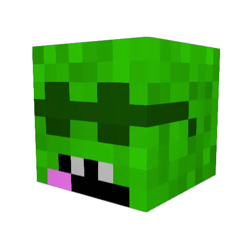 Isti44 Minecraft avatar head, 3D render